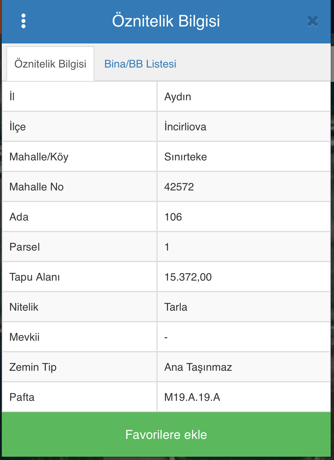 AYDIN İNCİRLİOVA SATILIK TARLA  6.600.000